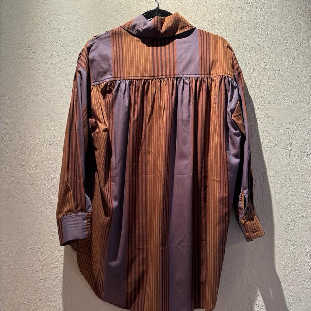 Talia penny stripe Ilana Kohn oversize button down Shirt - Picture 2 of 4